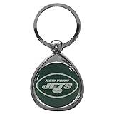 NFL Siskiyou Sports Fan Shop New York Jets Chrome Key Chain One Size Team Colors