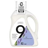 9 Elements Natural Laundry Detergent Liquid Soap, Lavender Scent, Vinegar Powered, 92 Fl Oz, 1 Count, Liquid Laundry Detergent, Laundry Soap