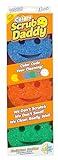 Scrub Daddy Color Sponges - Scratch-Free Multipurpose Dish Sponges for Kitchen, Bathroom + More - Household Cleaning Sponges Made with BPA-Free Polymer Foam (3 Count)