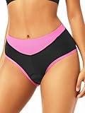qualidyne Women's Cycling Underwear 4D Padded Gel Bike Bicycle Shorts Mountain Undershorts Riding Briefs