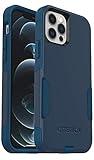 OtterBox iPhone 12 & iPhone 12 Pro Commuter Series Case - Bespoke Way (Blazer Blue/Stormy SEAS Blue), Slim & Tough, Pocket-Friendly, with Port Protection