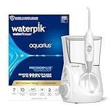 Waterpik Aquarius Water Flosser Professional For Teeth, Gums, Braces, Dental Care, Electric Power With 10 Settings, 7 Tips For Multiple Users And Needs, ADA Accepted, White WP-660, Packaging May Vary