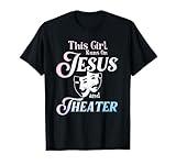Cute Theatre Art For Teen Girls Women Acting Musical Lover T-Shirt