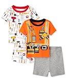 The Children's PlaceThe Children's Place Baby Toddler Boys Short Sleeve Top and Shorts Snug Fit 100% Cotton 2 Piece Pajama SetsTOOLS/DADDY HELPER9-12 MONTHS