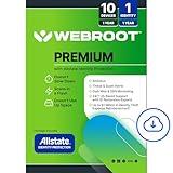 Webroot Premium 2025 with Allstate Identity Protection | 10 Device, 1 Year | Antivirus and Internet Security Software, Advanced Dark Web Monitoring, Password Manager | NEW [Online Code]
