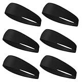 Gjinxi Headbands for Kids, 2PCs Cooling Sports Headband Kid Sweat Band for Football Soccer Baseball Karate Running, Elastic Sweatbands for Girls Boys Kids Workout Athletic Accessories