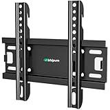 Alrhipvm Fixed TV Wall Mount for 14-43 Inches Flat Screen TVs, Low Profile TV Mount Bracket Hold Up 55lbs, Wall Mount TV Bracket Flush Mount Space Saving, Max VESA 200x200mm