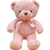 BIUBIULOVE 13.5inch Teddy Bear Stuffed Animal, Soft Cuddly Stuffed Plush Bear, Gifts for Kids Baby Toddlers on Baby Shower, Valentine's Day (Pink)