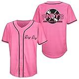 Men's Pinky's Next Friday Movie Baseball Jersey Day Day CD Store Sports Fan Hip Hop Jerseys Stitched (S, Logo Pink)