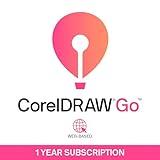 CorelDRAW Go | 1 Year Personal Subscription | Graphic Design Software for Occasional Users | Illustration, Layout, and Photo Editing [Web Access]