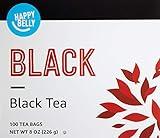 Amazon Brand - Happy Belly Tea Bags, Black, 100 Count (Previously Solimo)