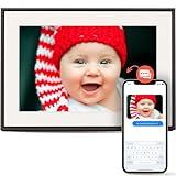 Loop Wi-Fi Digital Picture Frame with Touch Screen, 10-Inch Display, The Only Frame to Offer Text Message Photos Direct to Frame, Easy to use App, Gift to Keep Friends and Family Connected