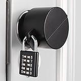 Door Handle Lock, Door Knob Lock Out Device,Cover to Disable The Doorknob/Faucet/Valve, Prevents Turning of Door Knob and Access to Keyhole, Prevents Operating The Knob (Password Hanging Lock)