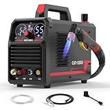 YESWELDER CUT-55DS Plasma Cutter, 55Amp Non-Touch Pilot Arc Air Power, Large Digital Display 110/220V Dual Voltage IGBT Inverter Plasma Cutting Machine with ETL Approved