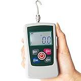 Beslands Digital Force Gauge 500N Push Pull Force Gauge Dynamometer Tension Gauge Tester Pressure Thrust Meter with Units N/LB/Kg/Oz, Portable Storage Case (AMF-500)