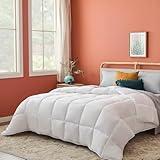 LINENSPA White Down Alternative Comforter and Duvet Insert - All-Season Comforter - Box Stitched Comforter - Bedding for Kids, Teens, and Adults - Oversized King