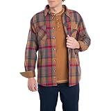 Legendary Whitetails Men's Standard Harbor Heavyweight Flannel Shirt, Smokey Mountain Plaid, X-Large