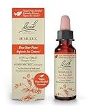 Bach Original Flower Remedies, Mimulus for Facing Fears (Non-Alcohol Formula), Natural Homeopathic Flower Essence, Holistic Wellness and Stress Relief, Vegan, 10mL Dropper