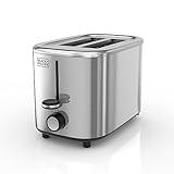 BLACK+DECKER® 2-Slice Toaster with 7 Toast Shade Settings, Extra-Wide Slots for Bagels, Stainless Steel Exterior Finish