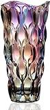 CEMABT Glass Vases for Flowers，Thickened 3.4 lb Morden vases for Tables Centerpieces, vase for Home Decor, Crystal,Colorful and Clear Rose Large Vases Christmas Day Gifts(Heavy Duty)