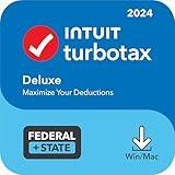 TurboTax Deluxe 2024 Tax Software, Federal & State Tax Return [PC/MAC Download]