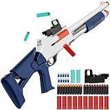 Toy Gun Models Foam Blasters (33-Inch) Soft Bullet Shotgun,Empty Shell Ejecting Design [with10 Shell 40 Soft Darts] Perfect for Indoor and Outdoor Play