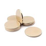 5pcs Raw Brass 25mm Round Blank Stamping Tag Disc Charms 1.8mm Thickness for DIY Coin Jewelry Making Accessories