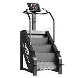 Stepper Machine, GMWD Stair Climber with LED Screen, Commercial Grade Stair Stepper Exercise Machine with 15 Resistance Levels, 441LBS, 24-164 Steps/Minute, Black