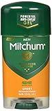 Mitchum Antiperspirant Deodorant Stick for Men, Triple Odor Defense Gel, 48 Hr Protection, Dermatologist Tested, Sport,green 2.25 oz (pack of 2)