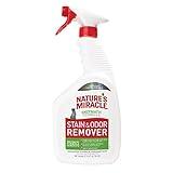 Nature's Miracle Stain and Odor Remover, Spot Stain and Pet Odor Eliminator, Enzymatic Formula, 32 Ounce Spray