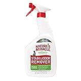 Nature’s Miracle Cat Stain and Odor Remover With New Odor Control Formula 32 Ounce Spray