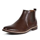 Deer Stags Men's Router Chelsea Boot, Dark Brown, 13 Wide