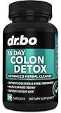 Colon Cleanser Detox for Weight Flush - 15 Day Intestinal Cleanse Pills & Probiotic - Fast Natural Laxative for Constipation Relief - Bowel Movement Supplements for Stomach Bloating, Gut Loss Support