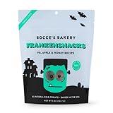 Bocce's Bakery All-Natural, Seasonal, Frankensnacks Dog Treats, Wheat-Free, Limited-Ingredient Crunchy Biscuits Inspired by Halloween, 5 oz, Blue
