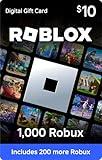 Roblox Digital Gift Card - 1,000 Robux [Includes Exclusive Virtual Item] [Online Game Code]