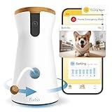 Furbo 360° Dog Camera + Nanny Bundle: Home Security & Dog Safety Alerts, Rotating Pet Treat Dispenser Camera with Speaker, Smart Home Indoor Cam w Phone App (Additional Subscription Required at Setup)