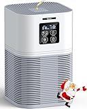 VEWIOR Air Purifiers for Home, HEPA Air Purifiers for Large Room up to 600 sq.ft, H13 True HEPA Air Filter with Fragrance Sponge 6 Timers Quiet Air Cleaner for Pet Dander Wildfire