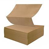 Elementree Packing Paper Sheets (1500 Count), Fanfold #35 Kraft Paper with 11" Perforations, Sustainable Shipping & Moving Supplies, Eco-Friendly Brown Paper Void Fill, Made in USA