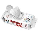 Huggies Simply Clean Fragrance-Free Baby Wipes, Unscented Diaper Wipes, 1 Flip-Top Pack (64 Wipes Total)