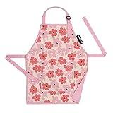 Urban Infant Little Helper Kids Apron - Children's Cooking Art Gardening - Great Gift for Toddler Boys and Girls - Poppies, Medium