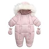 Tumaron 1T Infant Winter Snow Suits For Baby Girls Toddler Snowsuits Pink Coat Clothes