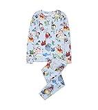 Books to Bed Boy's Long Sleeve Printed Pajama Set, How to Babysit a Grandpa, 2 Years