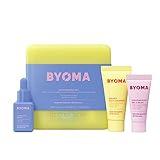 BYOMA So Hydrating Set - Barrier Repair Skincare Set - Creamy Jelly Cleanser, Hydrating Face Serum & Ceramide Face Moisturizer for Dry Skin - Anti Wrinkle, Alcohol Free Skin Care - 30ml, 15ml, 15ml