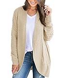 Saodimallsu Womens Cable Knit Cardigan Loose Long Sleeve Open Front Chunky Cozy Slouchy Warm Fall Sweaters Outwear