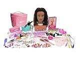 My Beauty Shop PAL Real Hair Doll and Accessory Kits - Deluxe Hair Styling and Beauty Kit for Aspiring Young Stylists (Maya Premium Kit)