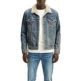 Levi's Men's Sherpa Trucker Jacket (Also Available in Big & Tall), Mustard, XL