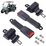 Gaoerfu-CP Golf cart seat Belts, Retractable, Universal,for EZGO, Club Car, Go Kart,UTV, Buggies and Bus-Set (2pcs)