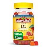 Nature Made Extra Strength Vitamin D3 5000 IU (125 mcg) per serving, Dietary Supplement for Bone, Teeth, Muscle and Immune Health Support, 150 Gummies, 75 Day Supply