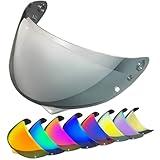 YMTSGEQ HJ-34P Helmet Visor Replacement for HJC C10.Motorcycle Helmet Shield UV Protection Compatible with HJC C10 (Light Black)