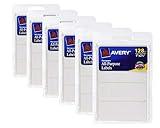 Avery All-Purpose Labels, 1 x 2.75 Inches, White, Pack of 128 (6113) (6)